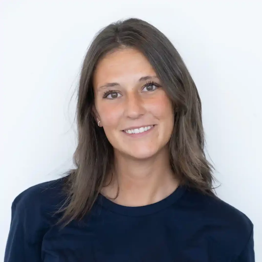 Portrait professionnel de Roxane Bergamini, Key Account Manager et membre de l’équipe de la startup Fline